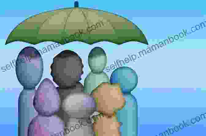 A Family Huddled Together Under An Umbrella, Illustrating The Enduring Bonds That Provide Shelter During Life's Storms. The Gift Of Rain: A Novel