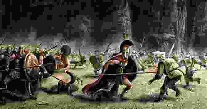 A Fierce Battle Scene Depicting Spartan Warriors Clashing With Their Enemies The Spartan Dagger: A Novel