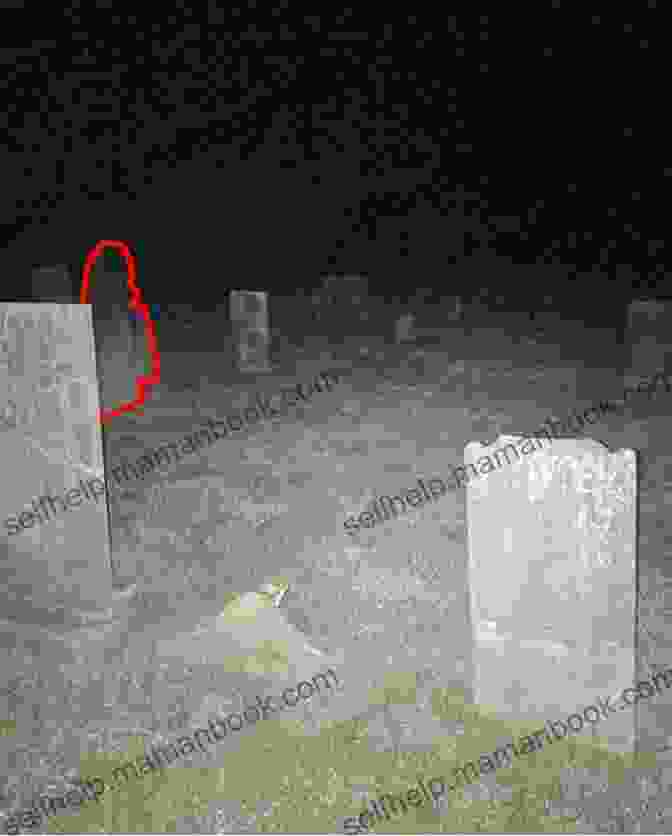 A Ghostly Figure Standing In A Cemetery Southern Ghosts: Battlefields Boats Burial Grounds