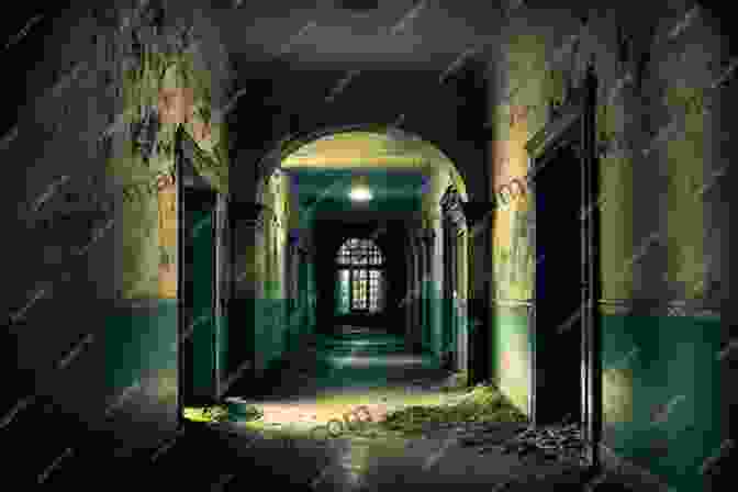 A Group Of Explorers Stand In A Dark, Abandoned Asylum, Their Faces Illuminated By Flickering Candlelight. Shattered Dreams:: Illustrated Horror Stories By Decollate