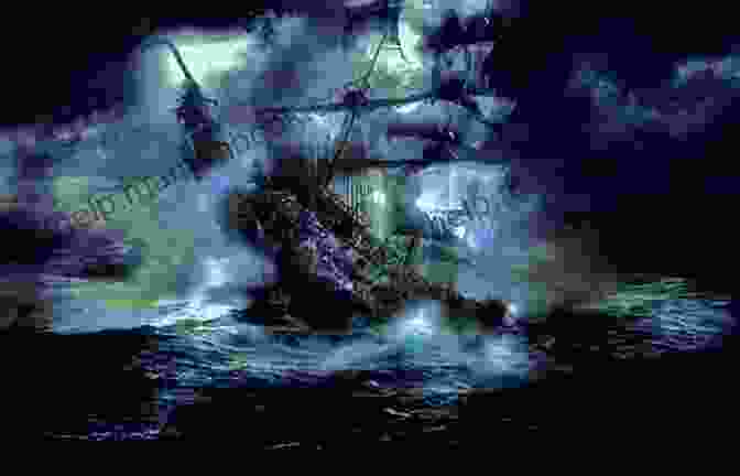 A Pirate Ship Sailing On Stormy Seas Under A Dark Sky, Representing The Treacherous Nature Of Kydd Sea Adventures 13 Betrayal (Kydd Sea Adventures 13)