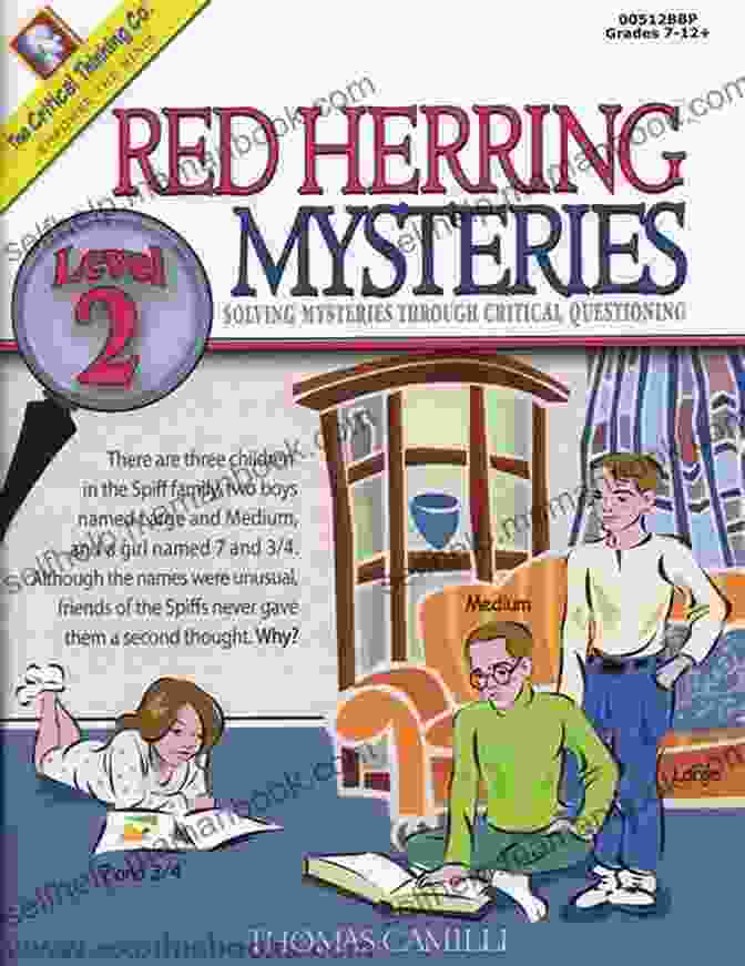 A Red Herring On A Book With The Title 'Red Herring Riddle' Read Herring Riddle : A Short Cozy Mystery