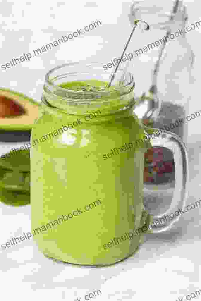 A Vibrant Avocado Green Smoothie Topped With Chia Seeds And A Sprinkle Of Cacao Nibs Healthy Decadent Lifestyles: Comfort Food Drinks