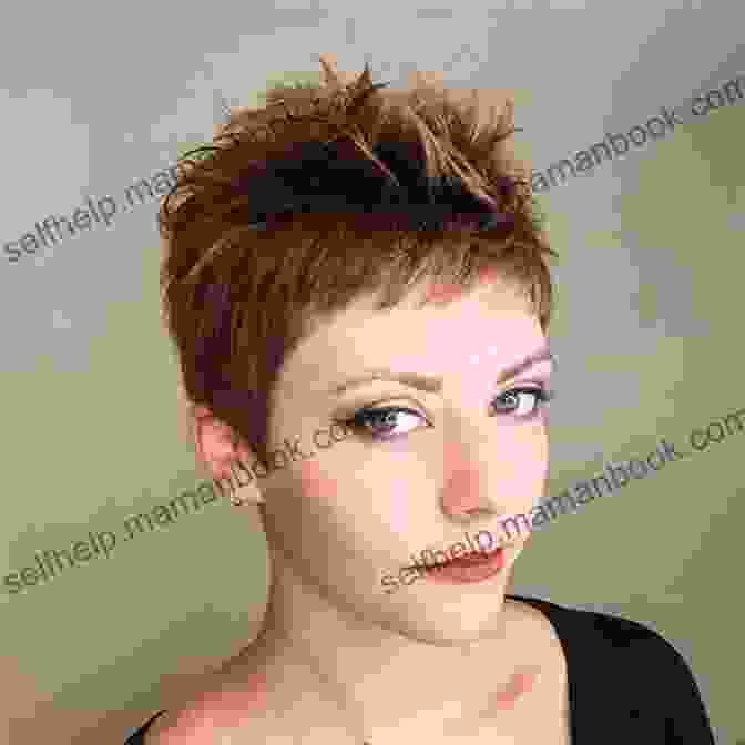 A Woman With A Short, Tapered Pixie Cut With Choppy Layers On Top Trends In Women S Short Haircuts