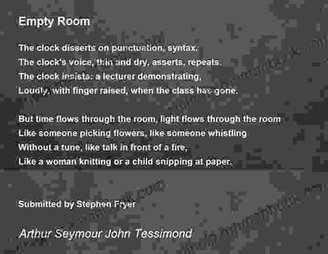 Image Of A Page From Kelvin Jackson's Poem 'The Empty Room' Neither Prose Nor Poetry KELVIN F JACKSON