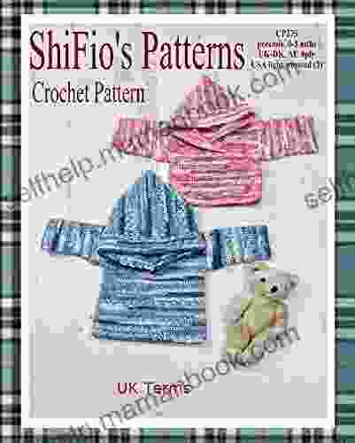 Crochet Pattern CP275 Baby Hooded Jumper Preemie 0 3mths UK Terminology