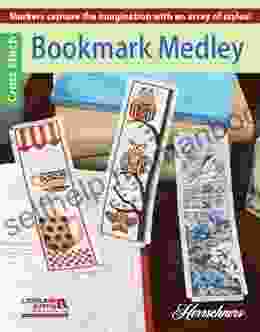 Bookmark Medley Cross Stitch John R Bolton